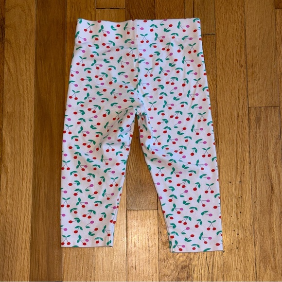 MINI BODEN Cherry Capri Leggings Girls size 5/6 - Picture 2 of 4